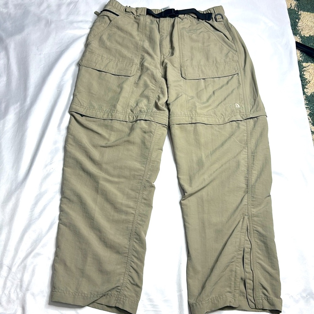 The North Face Tan Flat Utility Tech Pants with Detachable Shorts
